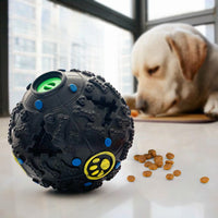 HKM-7611581 Giggle Dog Food Ball Toy - Bite-Resistant Puzzle for Dogs, Medium and Large Sizes Available