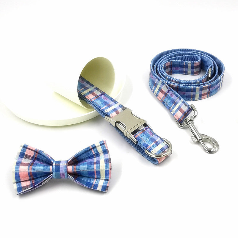 HKM-7614781 Custom Lettering Cloth Dog Collar - Casual Fit for Pets in Various Sizes