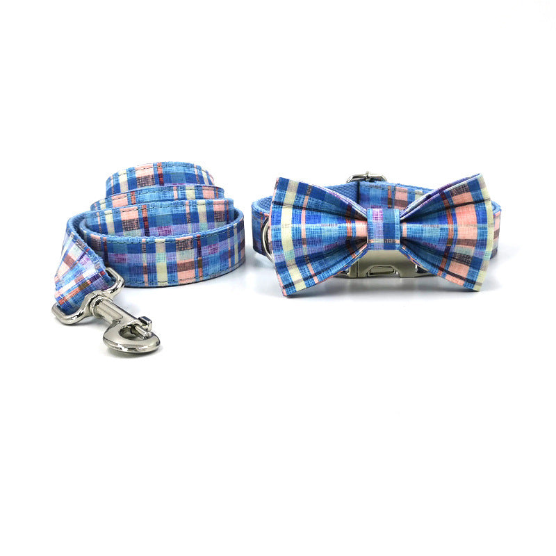 HKM-7614781 Custom Lettering Cloth Dog Collar - Casual Fit for Pets in Various Sizes