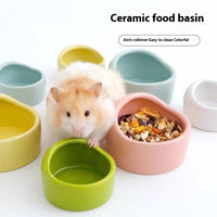 HKM-7614909 Ceramic Small Food Bowl for Hamsters and Chipmunks in Multiple Colors