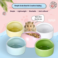 HKM-7614909 Ceramic Small Food Bowl for Hamsters and Chipmunks in Multiple Colors