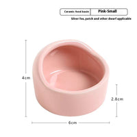 HKM-7614909 Ceramic Small Food Bowl for Hamsters and Chipmunks in Multiple Colors