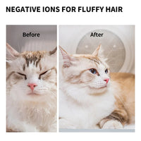 HKM-761619 Smart Pet Hair Dryer for Cats and Small Dogs with Temperature Control and Ultra Quiet Operation