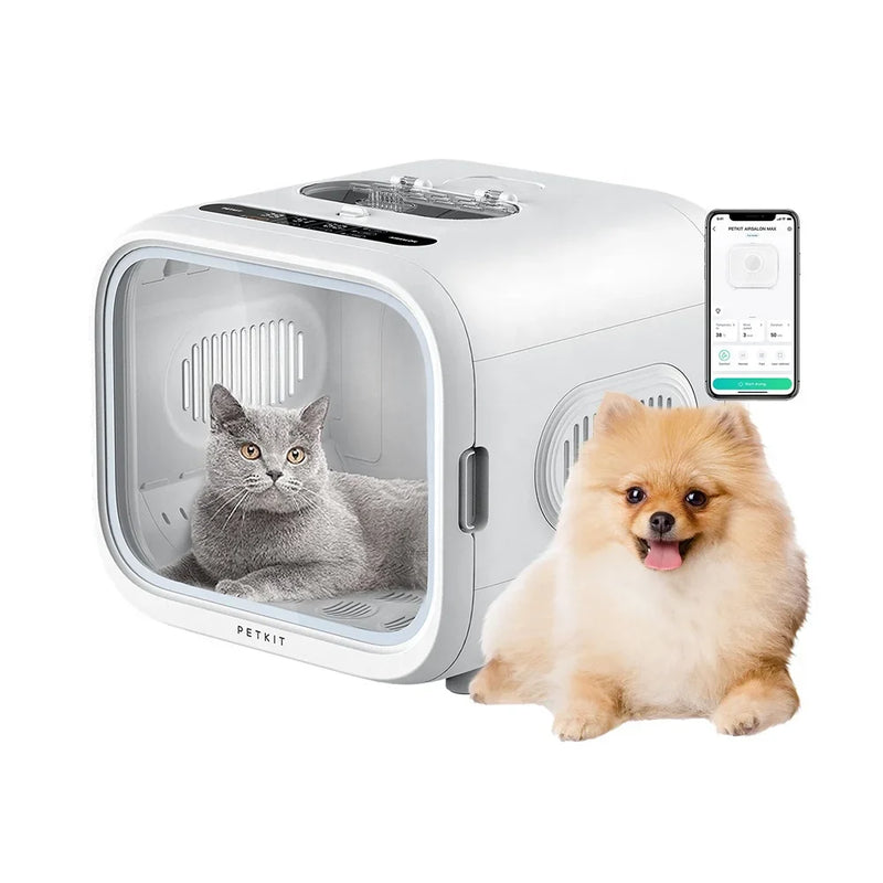 HKM-761619 Smart Pet Hair Dryer for Cats and Small Dogs with Temperature Control and Ultra Quiet Operation