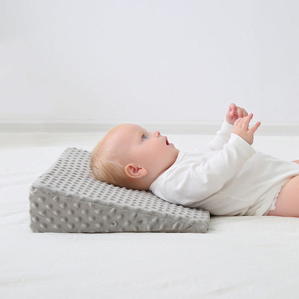 HKM-761811 3D Velvet Baby Soothing Sleep Pillow - Pure Cotton Newborn Comfort, Rectangle Shape, Multiple Colors