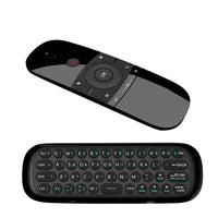 HKM-761875 Compact Wireless Keyboard, Mouse, and Remote Control Set - Portable 57 Keys with USB Rechargeable Battery
