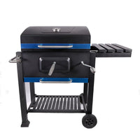 HKM-761875 Large Outdoor Charcoal Barbecue Grill with Carbon Steel Patio Rack