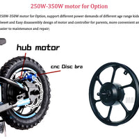 HKM-761939 Kids 12-Inch Electric Bike with 250W Hub Motor and Aluminum Alloy Frame