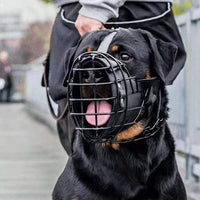 HKM-7619517 Tactical Muzzle for Medium and Large Dogs - Impact Resistant Training Mouthpiece in Black
