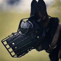 HKM-7619517 Tactical Muzzle for Medium and Large Dogs - Impact Resistant Training Mouthpiece in Black