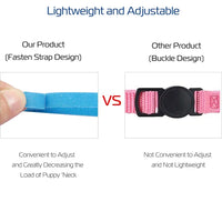 HKM-7620157 Adjustable Double-Sided Whelping ID Collars for Puppies and Kittens - 12 Color Set