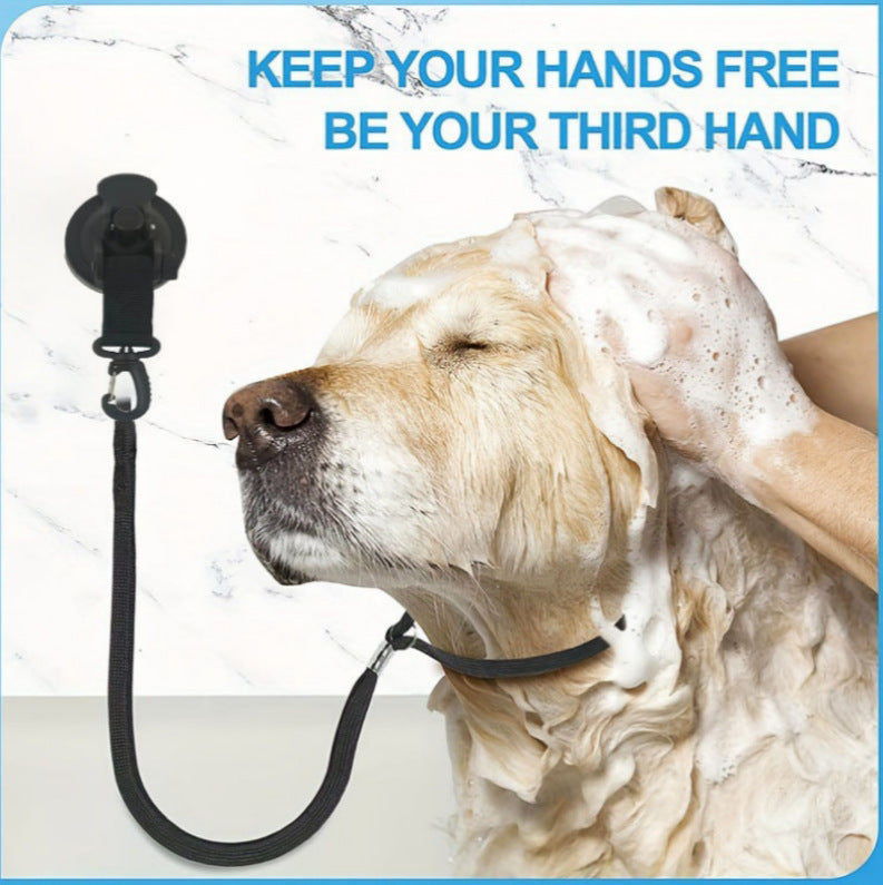 HKM-7621949 Pet Bathing Fixed Suction Cup with Traction Rope and Anti-Disturbance Design