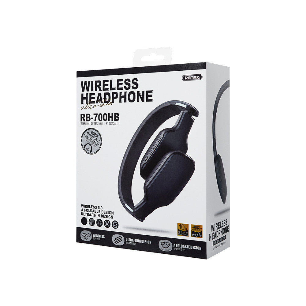 HKM-762259 Slim Wireless Bluetooth Headset with Call Function and Stereo Sound RB-700HB