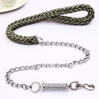 HKM-7624253 Durable Hand-Woven Nylon Pet Leash with Anti-Bite Features for Dogs