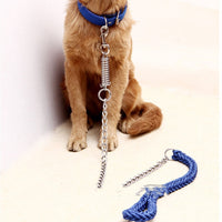 HKM-7624253 Durable Hand-Woven Nylon Pet Leash with Anti-Bite Features for Dogs