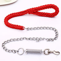HKM-7624253 Durable Hand-Woven Nylon Pet Leash with Anti-Bite Features for Dogs