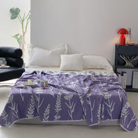 HKM-762515 Lightweight Six-Layer Gauze Summer Quilt - Soft Embroidered Blanket in Multiple Sizes