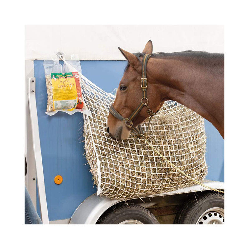 HKM-7626685 Durable Woven PE Rope Feeding Bag for Horses, Cattle, and Sheep - Multiple Sizes Available