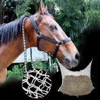 HKM-7626685 Durable Woven PE Rope Feeding Bag for Horses, Cattle, and Sheep - Multiple Sizes Available