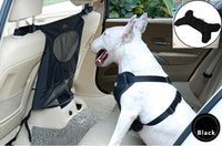 HKM-7627069 Rear Seat Pet Safety Barrier - Anti-Dog Harassment Screen for Cars - 54x49cm