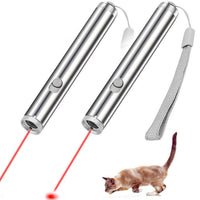 HKM-762707 Stainless Steel Laser Light and Cat Toy Stick
