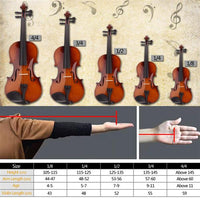HKM-762771 Pink Violin with Box Bow and Rosin Set