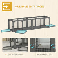 HKM-7629885 Outdoor Cat Tunnel for Exploring and Playing with Durable Fabric Design