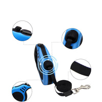 HKM-7630013 Dog Leash Towing Rope with Foldable Bowl and Waste Picker Set