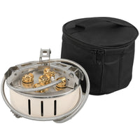 HKM-763027 5-Burner Stainless Steel Gas Stove for Outdoor Cooking and Camping