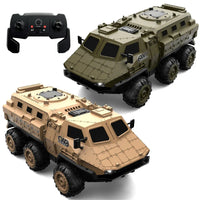 HKM-763091 1/16 RC High-Speed Climbing Armored Car Toy for Kids - 6WD Military Vehicle