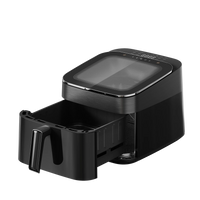 HKM-763091 6.5L Air Fryer with Clear Lid and 1700W Rapid Airflow for Roasting and Baking