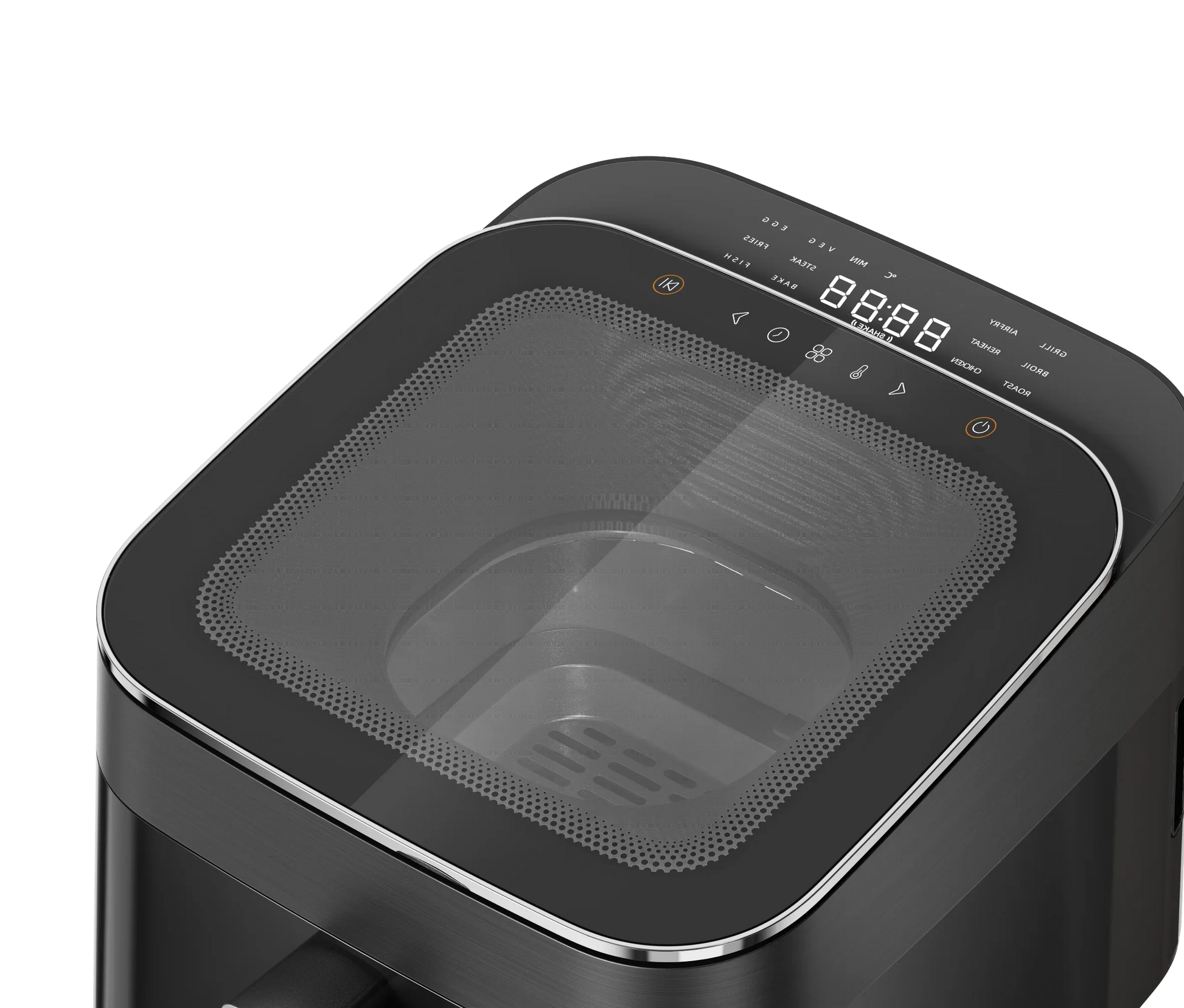 HKM-763091 6.5L Air Fryer with Clear Lid and 1700W Rapid Airflow for Roasting and Baking