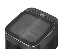 HKM-763091 6.5L Air Fryer with Clear Lid and 1700W Rapid Airflow for Roasting and Baking