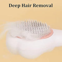 HKM-7631677 Professional Pet Hair Remover Comb for Dogs, Cats, and Rabbits - Effortlessly Removes Loose Hair and Tangles