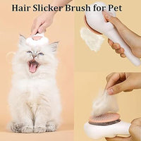 HKM-7631677 Professional Pet Hair Remover Comb for Dogs, Cats, and Rabbits - Effortlessly Removes Loose Hair and Tangles