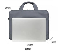 HKM-763219 Waterproof Lightweight 15.6 Inch Laptop Shoulder Briefcase with Large Capacity for Students