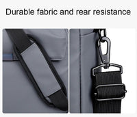 HKM-763219 Waterproof Lightweight 15.6 Inch Laptop Shoulder Briefcase with Large Capacity for Students