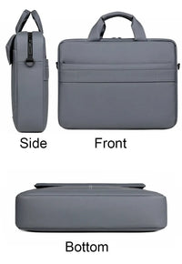 HKM-763219 Waterproof Lightweight 15.6 Inch Laptop Shoulder Briefcase with Large Capacity for Students