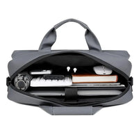 HKM-763219 Waterproof Lightweight 15.6 Inch Laptop Shoulder Briefcase with Large Capacity for Students
