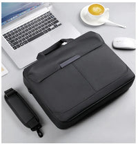 HKM-763219 Waterproof Lightweight 15.6 Inch Laptop Shoulder Briefcase with Large Capacity for Students