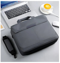 HKM-763219 Waterproof Lightweight 15.6 Inch Laptop Shoulder Briefcase with Large Capacity for Students
