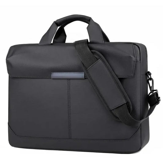 HKM-763219 Waterproof Lightweight 15.6 Inch Laptop Shoulder Briefcase with Large Capacity for Students