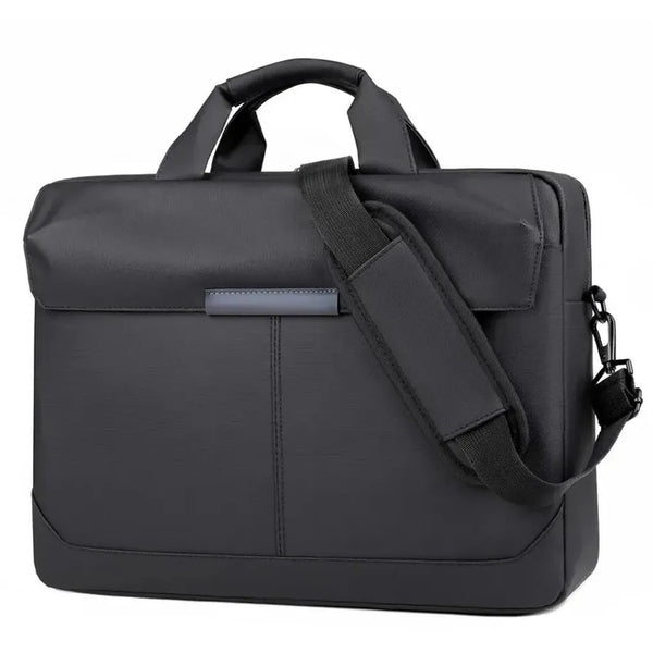 HKM-763219 Waterproof Lightweight 15.6 Inch Laptop Shoulder Briefcase with Large Capacity for Students