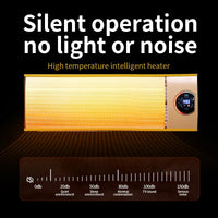 HKM-763283 Multi-Color Infrared Heating Panel with Intelligent Control, 1500W, Graphene Material, 720x310x80mm