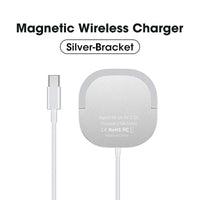 HKM-763539 Magnetic Wireless Charging Head for Mobile Phones and Cars - PD18W Fast Charge, USB-C, Multiple Colors