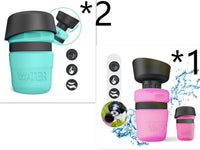 HKM-7636029 Creative Pet Water Bottle - 520ML Silicone Travel Cup in Multiple Colors