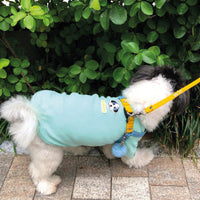 HKM-7636541 Classic Cotton Pet Apparel for Dogs and Cats - Four Seasons Collection in Blue, Yellow, Gray, and Pink Sizes S-XXL