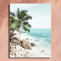 HKM-763667 Holiday Beach Canvas Wall Art for Living Room and Bedroom Décor