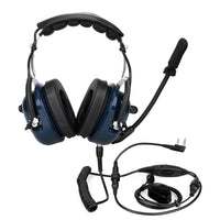 HKM-763731 Double Needle Headset with Noise Reduction Microphone and Waterproof Connector