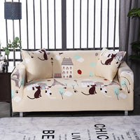 HKM-763731 Universal Non-Slip Sofa Cover - Durable, Stretchable & Easy to Install for Home and Office Use